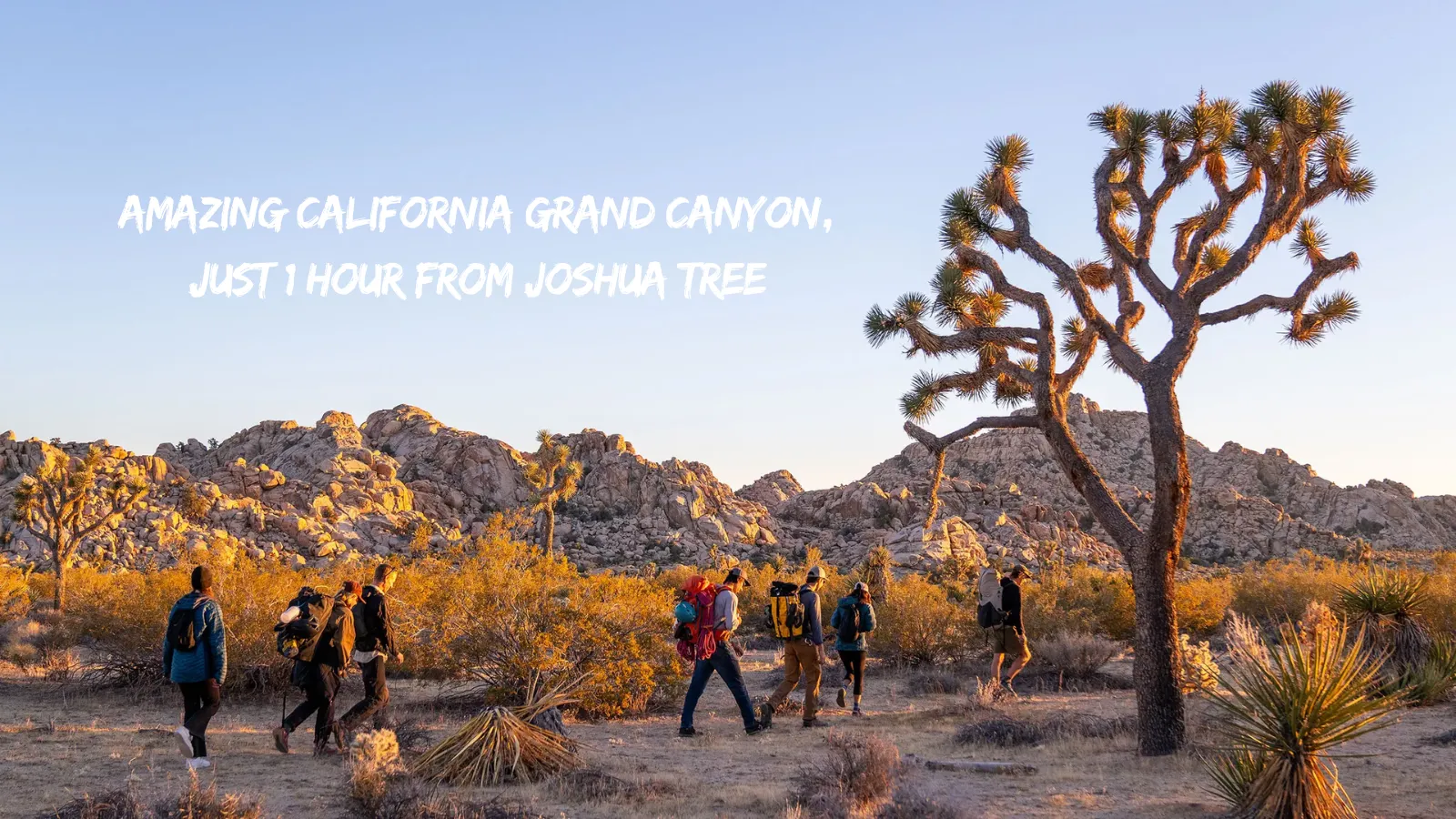 Amazing California Grand Canyon, just 1 Hour from Joshua Tree
