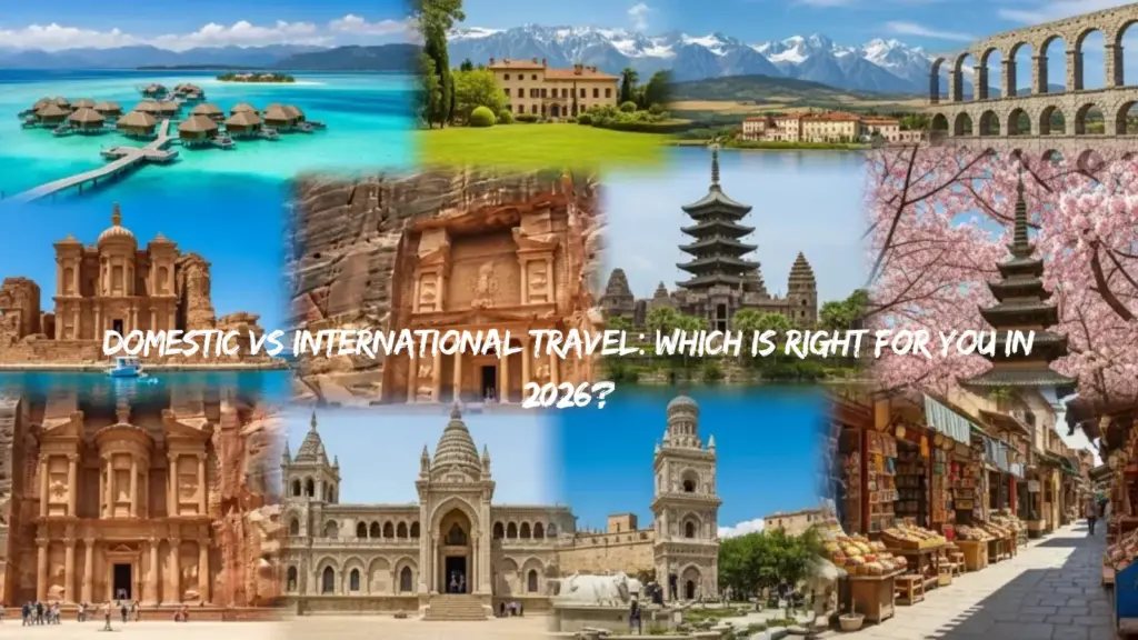 Domestic vs International Travel: Which is Best for You in 2026?