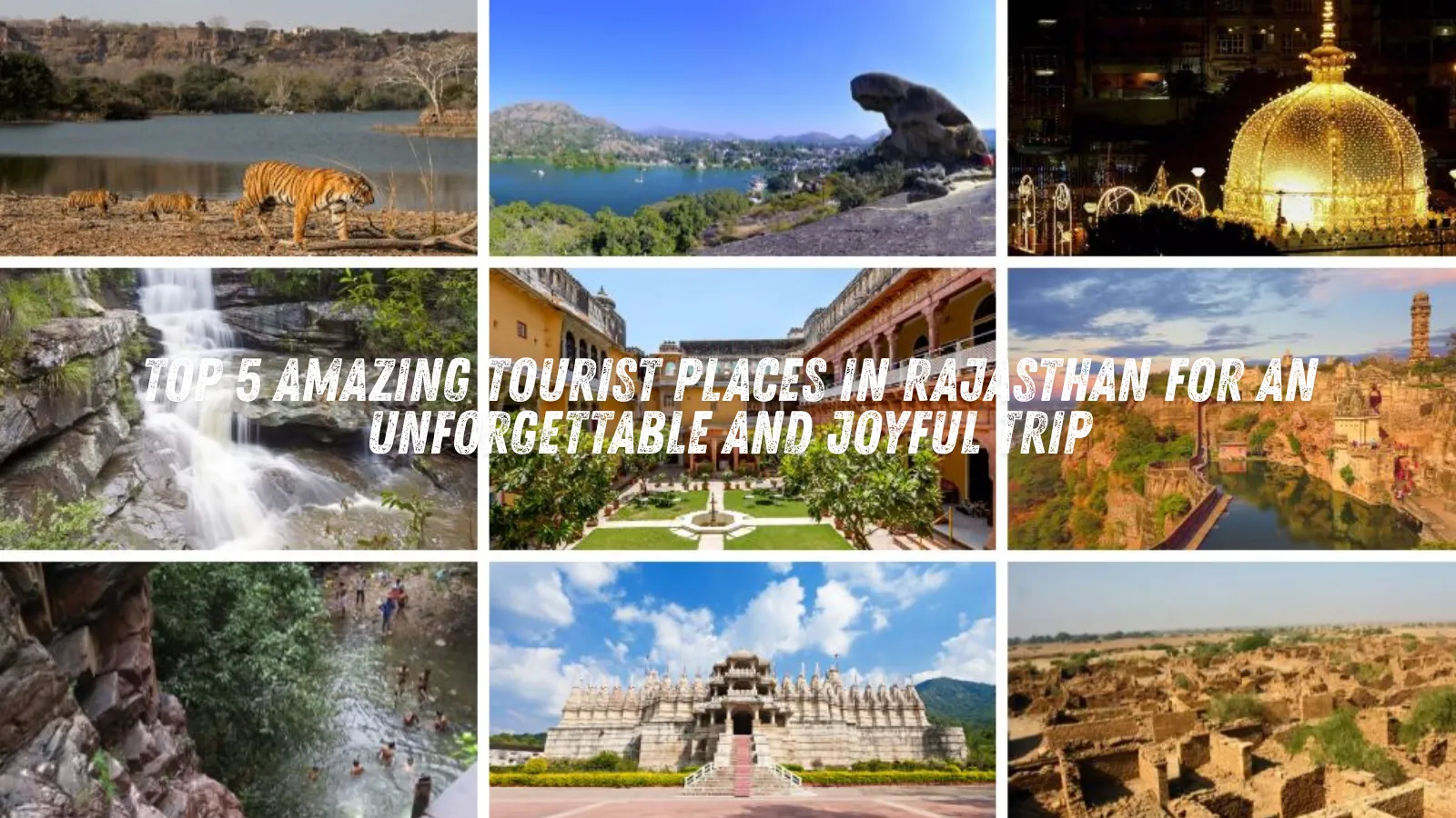 Top 5 Amazing Tourist Places in Rajasthan for an Unforgettable and Joyful Trip