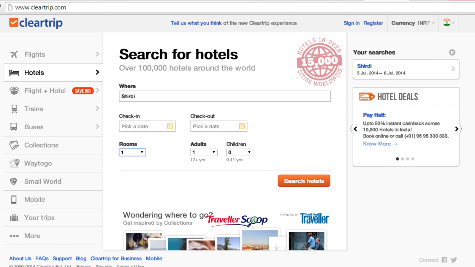 Cleartrip vs Makemytrip