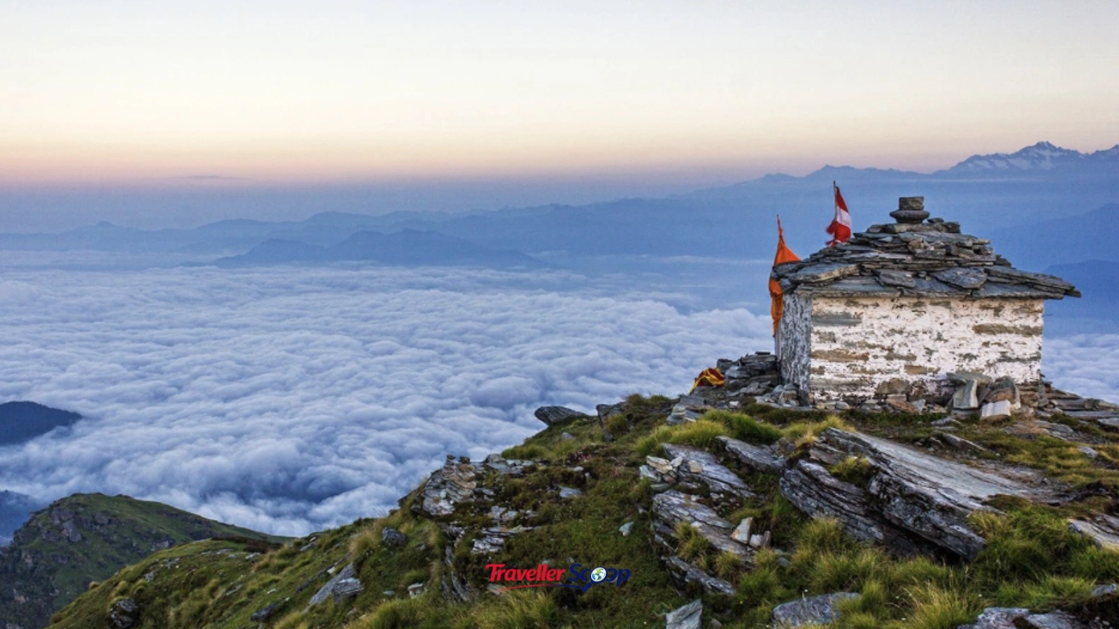 Chopta meadows with Tungnath in background Chopta meadows with Tungnath in background