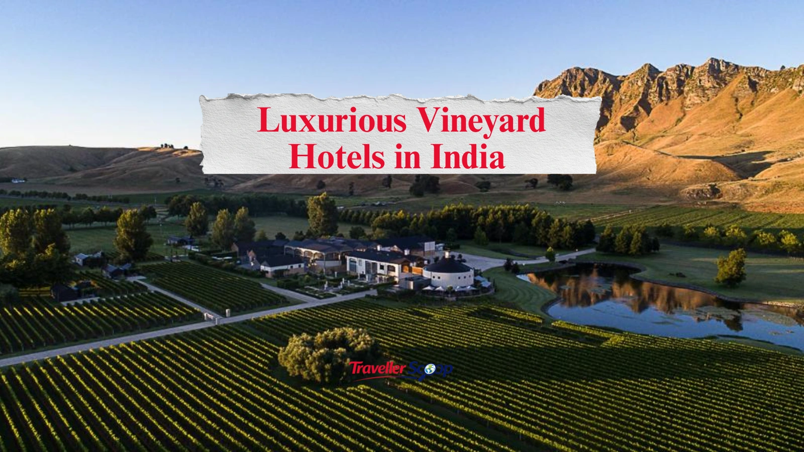 5 Luxurious Vineyard Hotels in India for the Perfect Relaxing Summer Stay