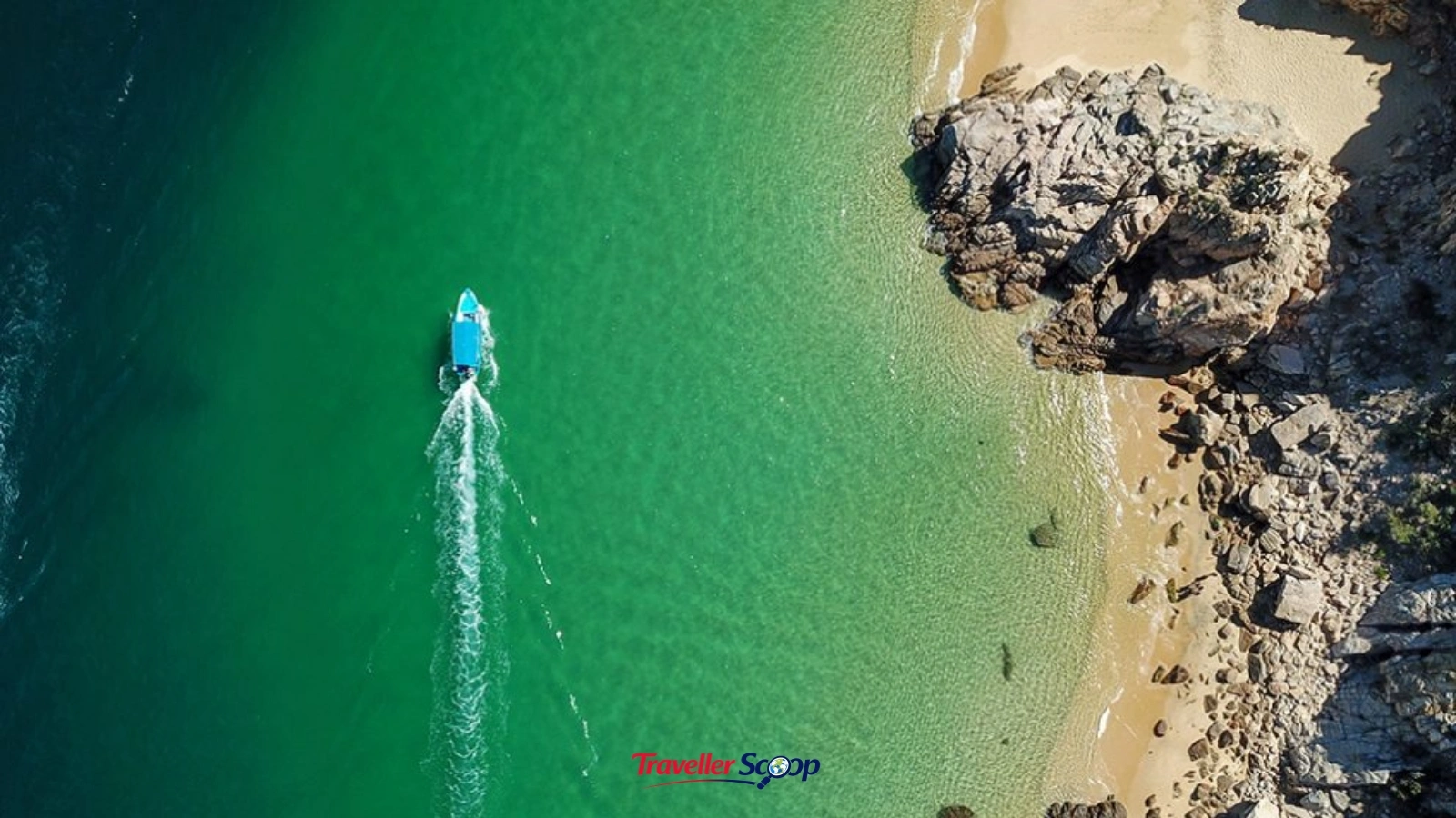 Aerial view of Cabo San Lucas beach with turquoise water Aerial view of Cabo San Lucas beach with turquoise water