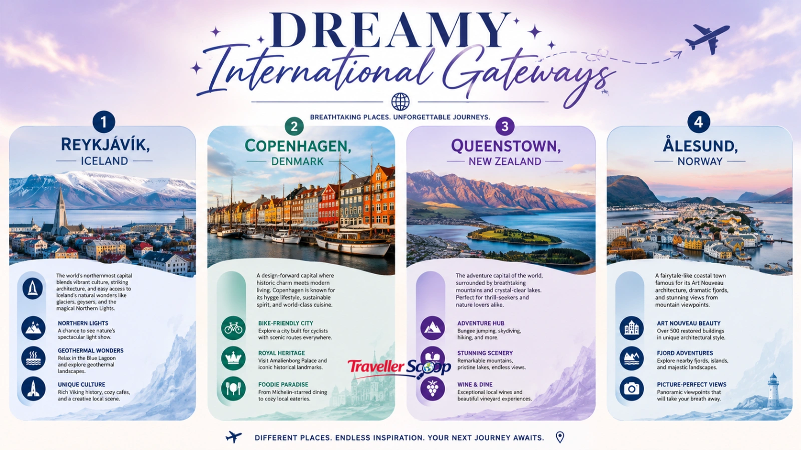 Dreamy International Gateways Under 25.C