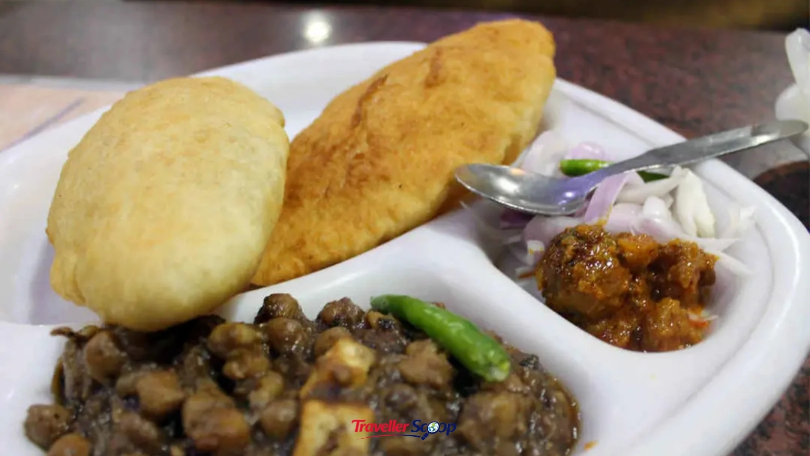 Authentic Delhi Street Foods chole bhature breakfast Authentic Delhi Street Foods chole bhature breakfast