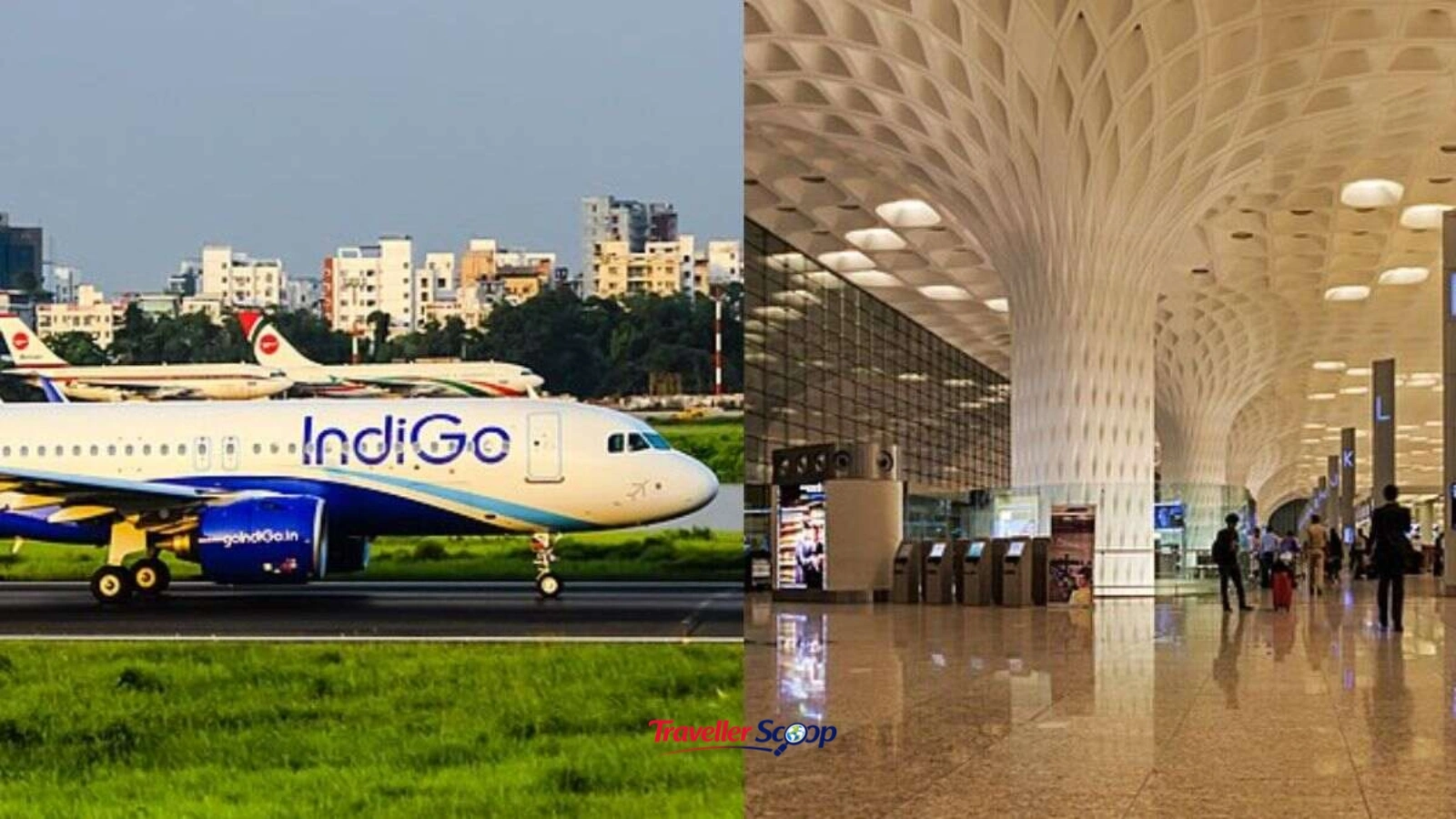 IndiGo airline aircraft ready for departure on Indian airport runway” IndiGo airline aircraft ready for departure on Indian airport runway"