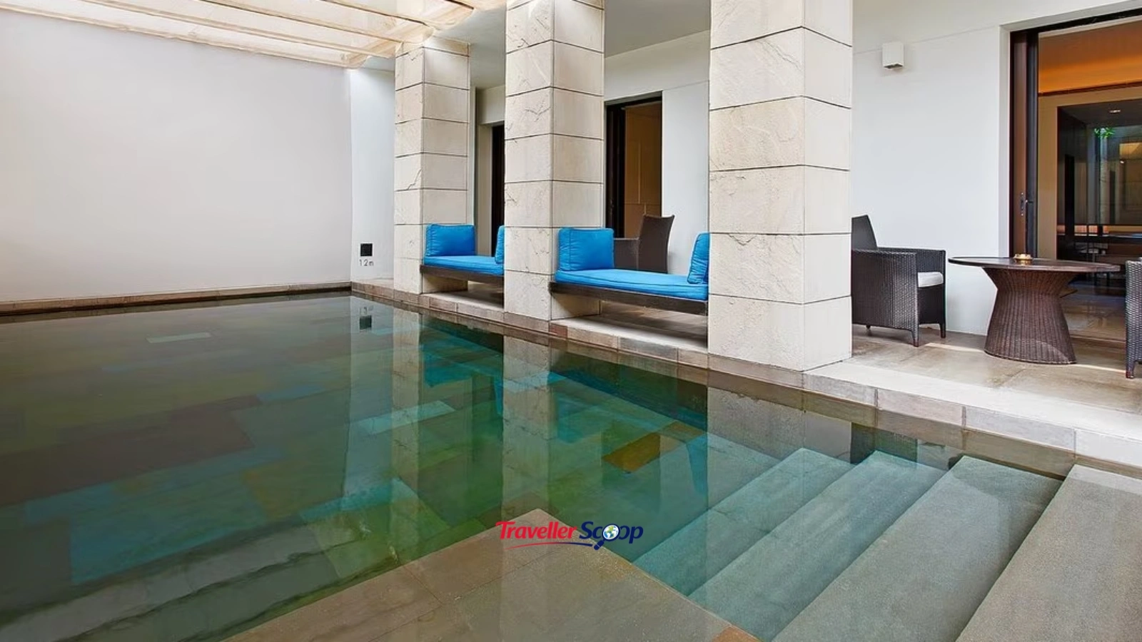 Private pool suite at The Lodhi among the most romantic luxury hotels in Delhi for couples
