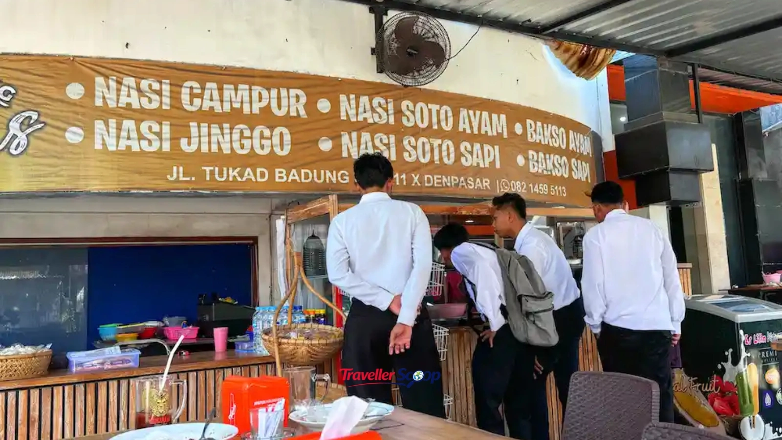 solo female traveler eating local food at Bali warung budget meal solo female traveler eating local food at Bali warung budget meal