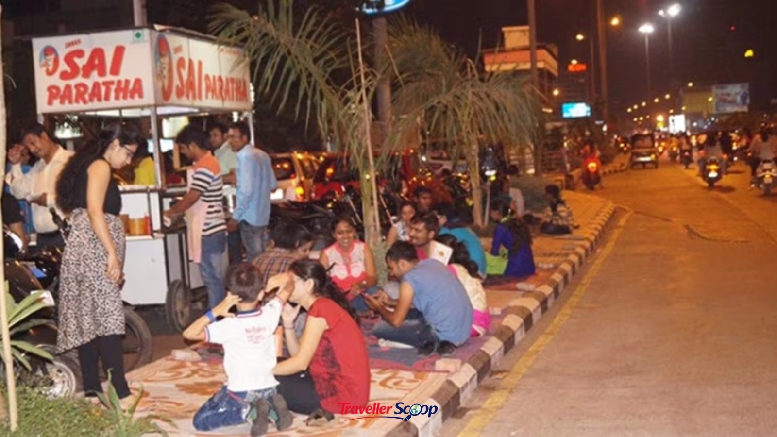 street food items on a roadside stall in Surat