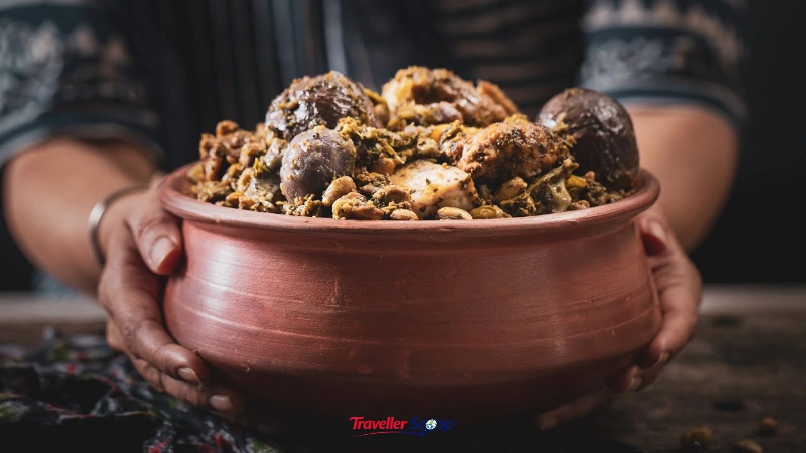 Must-try Surat dishes – Surti Undhiyu cooked in a clay pot served