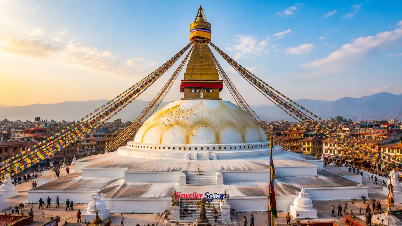 Boudhanath Stupa, Nepal one of the top countries you can visit from Delhi on a budget Boudhanath Stupa, Nepal one of the top countries you can visit from Delhi on a budget