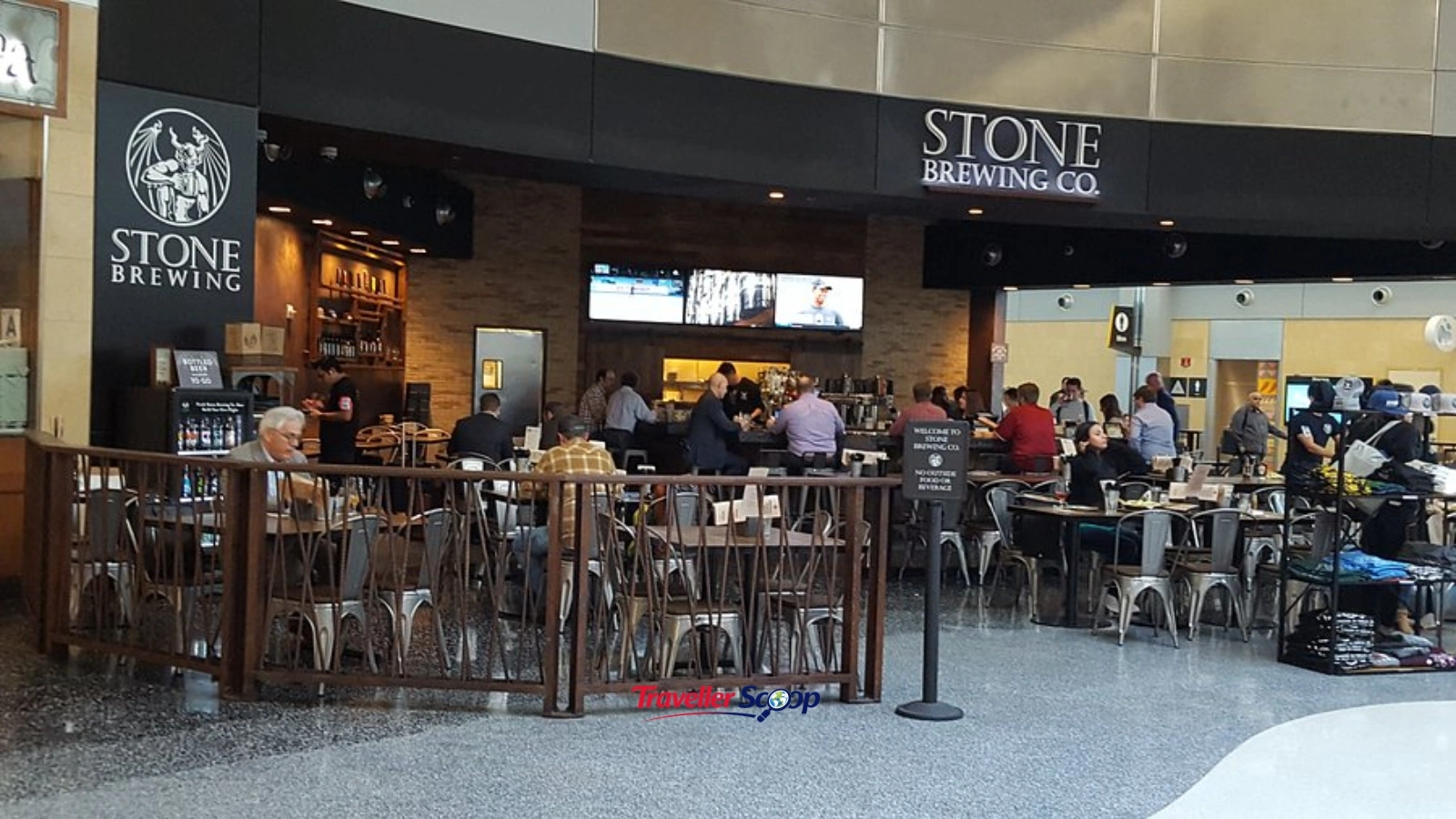 Stone Brewing Tap Room inside San Diego International Airport Terminal 2 Stone Brewing Tap Room inside San Diego International Airport Terminal 2