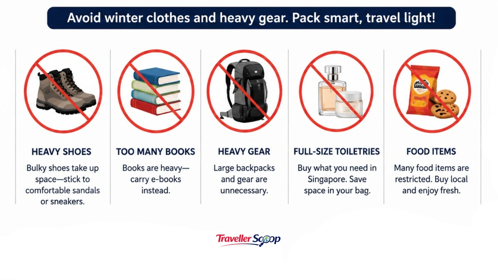 what not to pack for Singapore avoid winter clothes what not to pack for Singapore avoid winter clothes