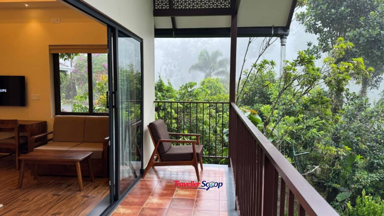 Flower Valley plantation homestay Munnar Kerala balcony tea estate misty morning view Flower Valley plantation homestay Munnar Kerala balcony tea estate misty morning view