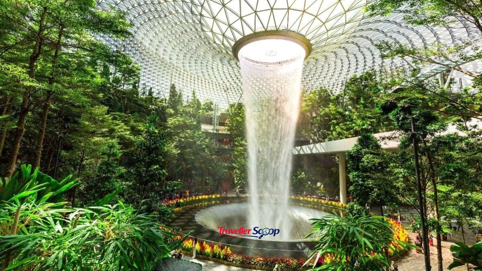Singapore Changi Airport Jewel indoor waterfall best family-friendly airport for kids Singapore Changi Airport Jewel indoor waterfall best family-friendly airport for kids