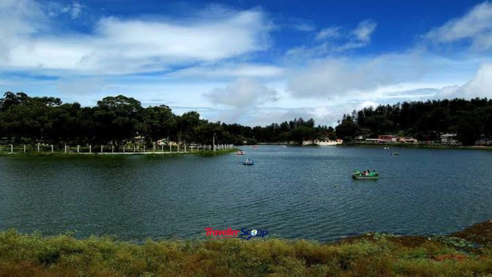 Emerald Lake Yercaud surrounded by coffee estates Emerald Lake Yercaud surrounded by coffee estates