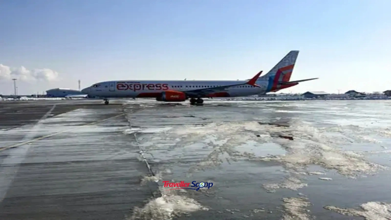 Flight landing at Srinagar Airport runway during daily operations 2026 Flight landing at Srinagar Airport runway during daily operations 2026