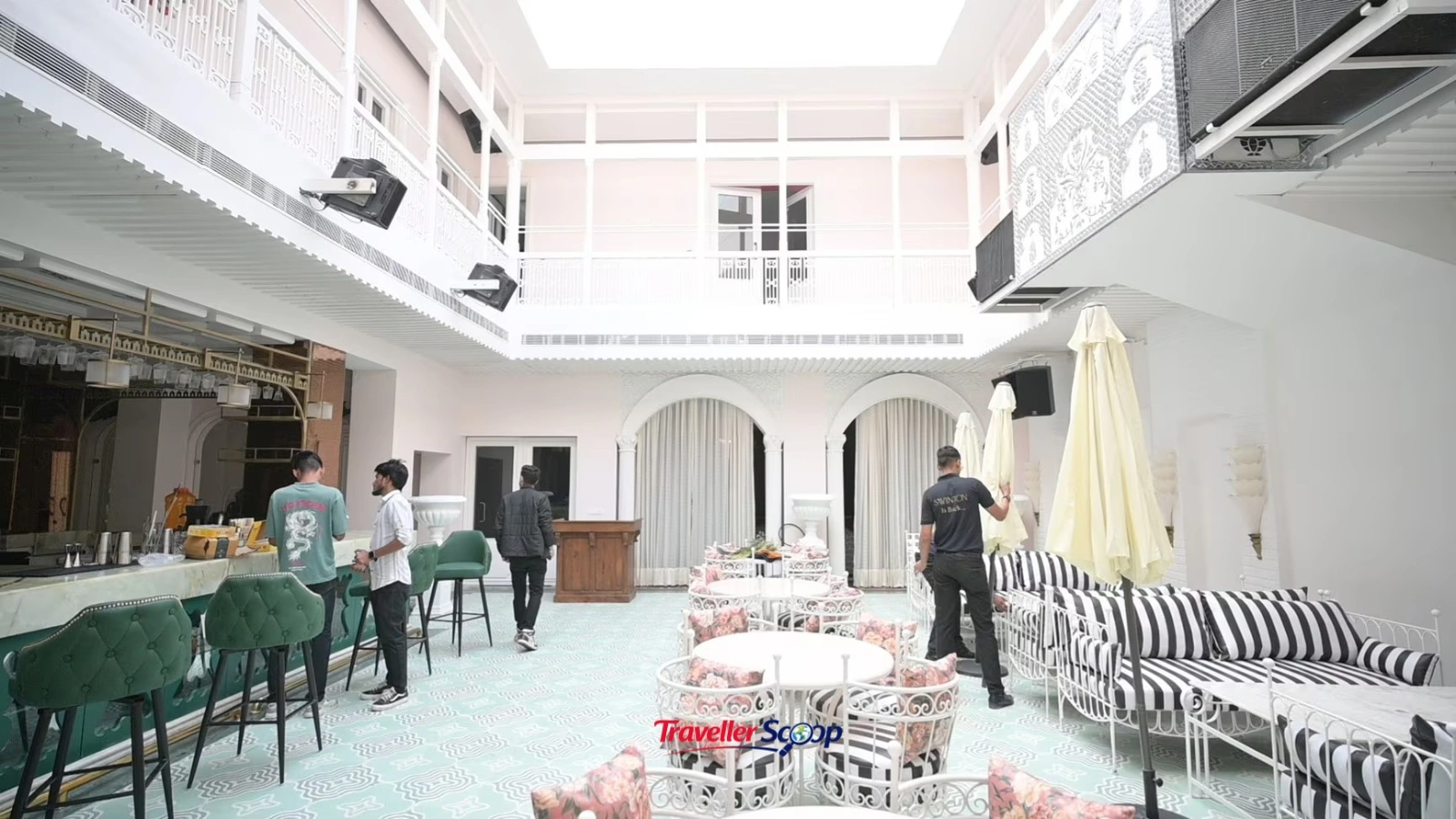 The Swinton House outdoor seating area, Hanuman Nagar Jaipur new restaurant The Swinton House outdoor seating area, Hanuman Nagar Jaipur new restaurant