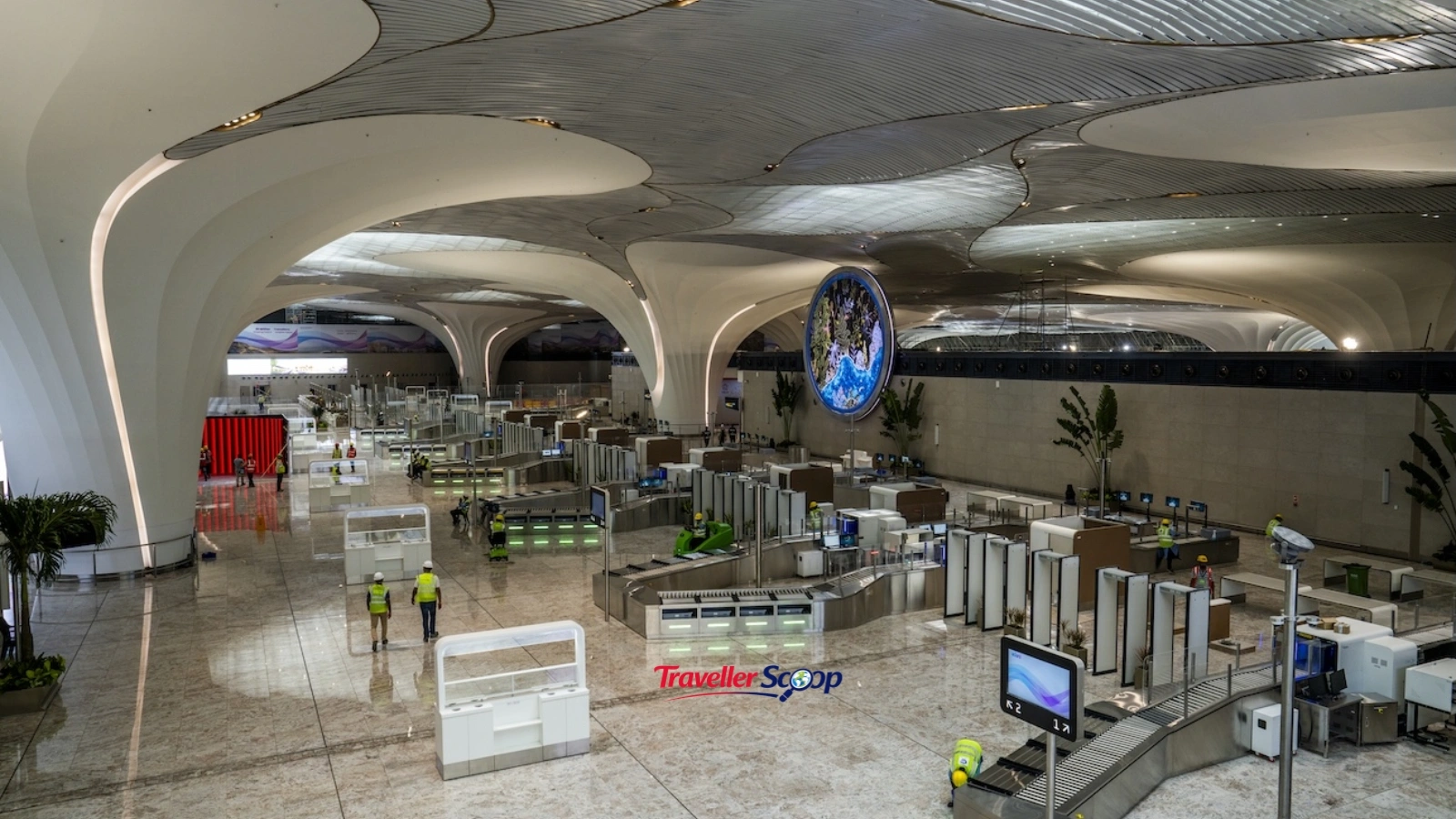 Interior of the NMIA departure gate with passengers boarding Interior of the NMIA departure gate with passengers boarding