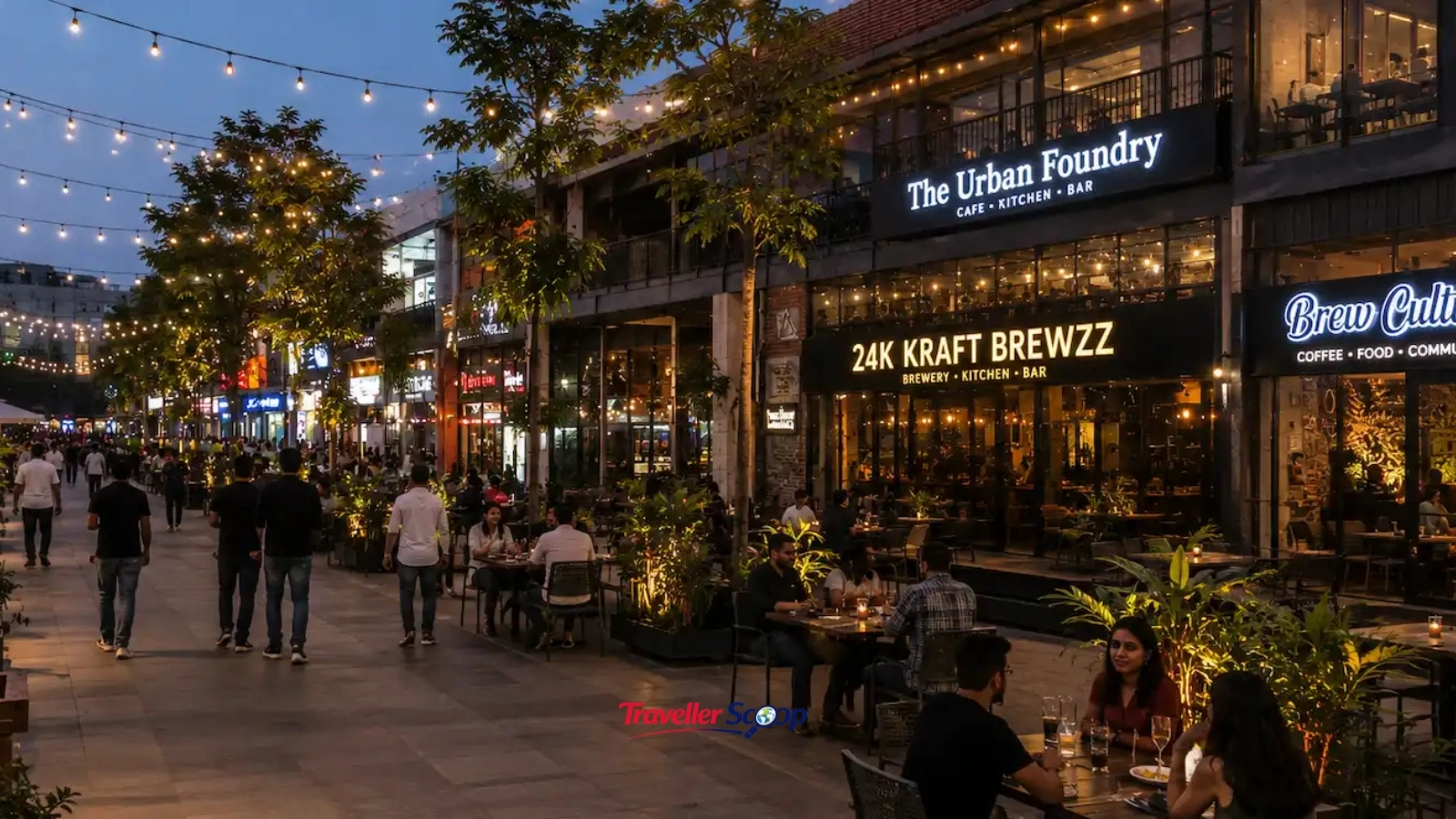 Baner Road Pune nightlife and bars area Baner Road Pune nightlife and bars area