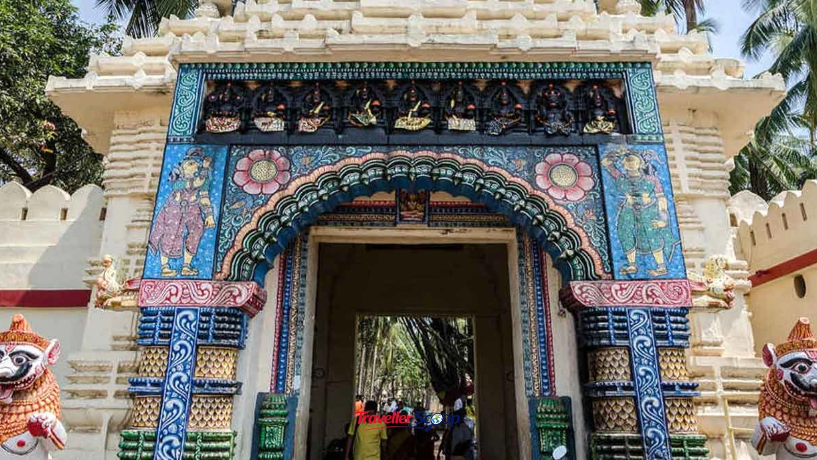 Gundicha Temple entrance decorated during Rath Yatra Gundicha Temple entrance decorated during Rath Yatra