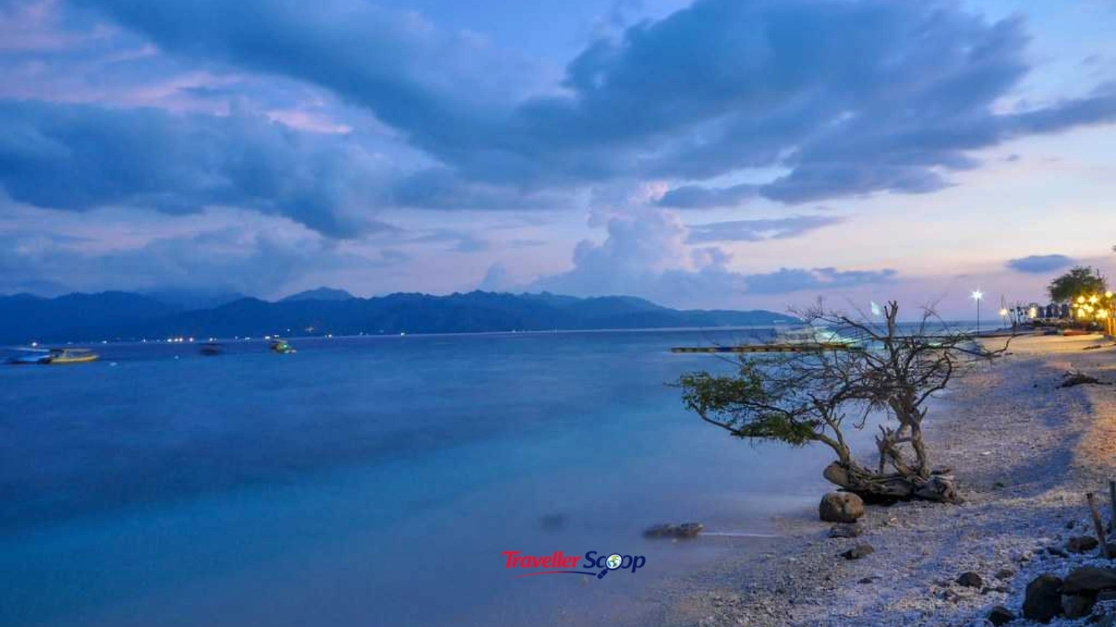 Jetty over clear water in Gili Trawangan Jetty over clear water in Gili Trawangan