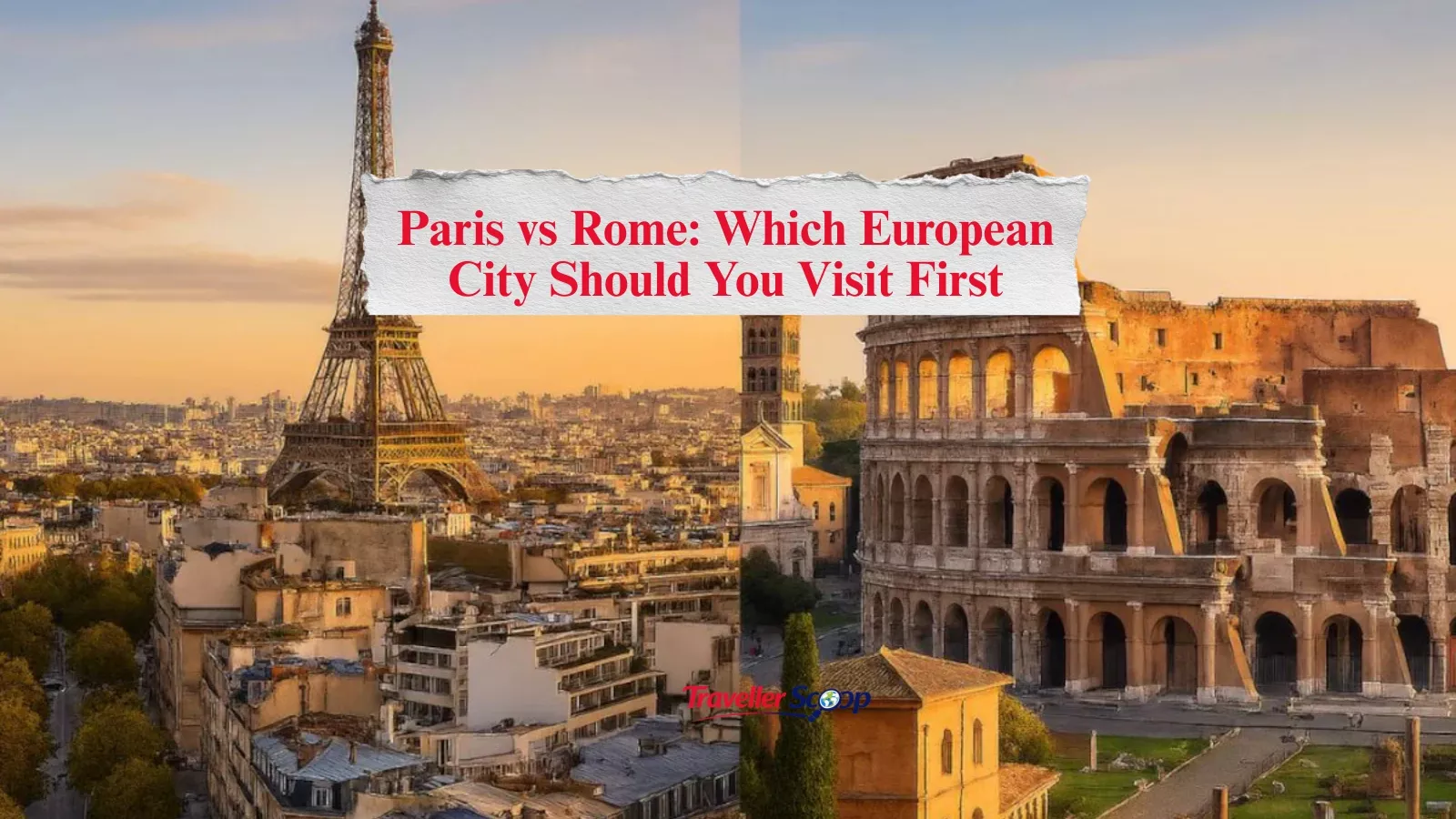 Paris vs Rome: Which Amazing European City Should You Visit First in 2026?