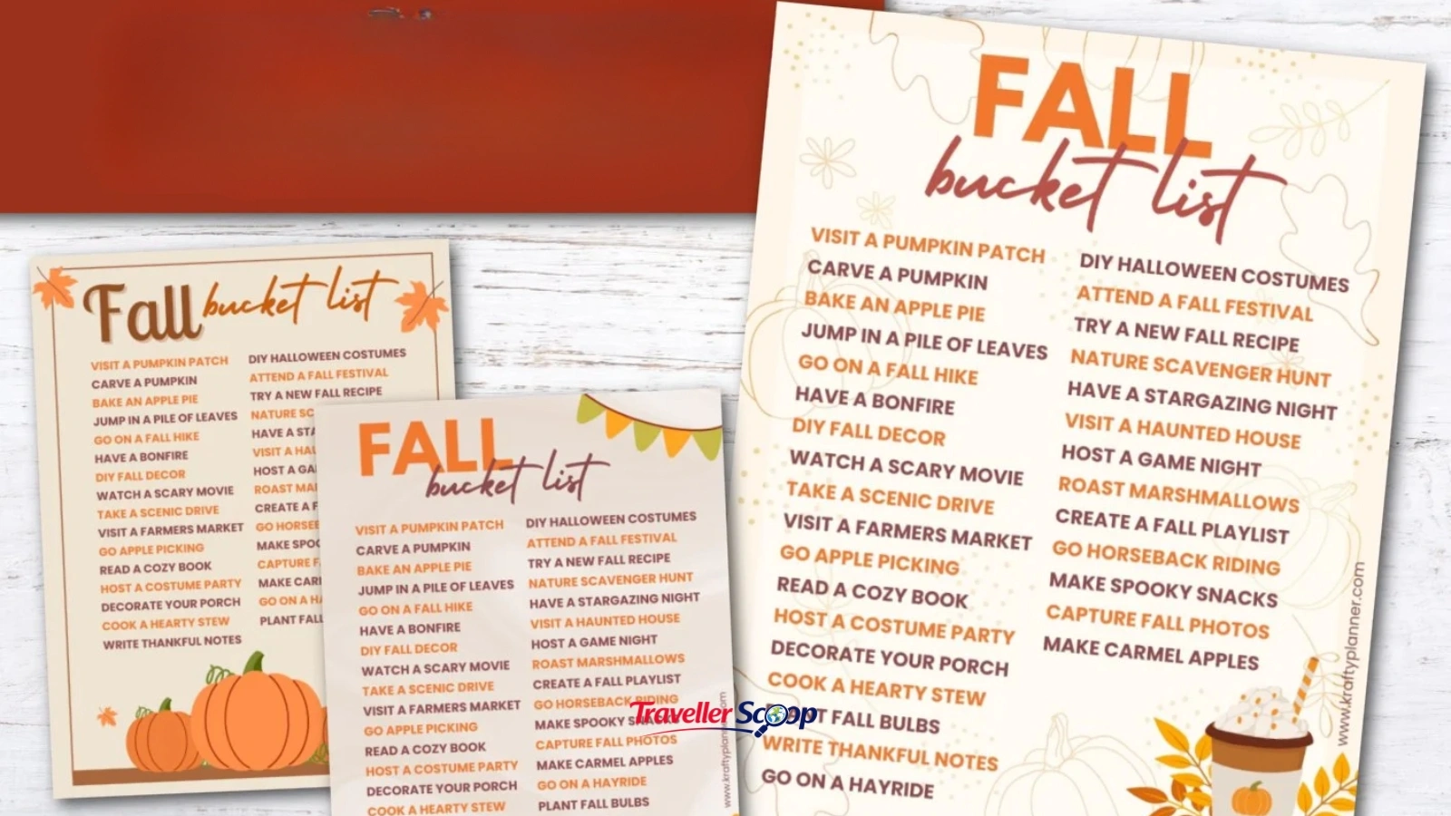 “Coziest fall escape checklist infographic with foliage, price, town size, and search growth data "Coziest fall escape checklist infographic with foliage, price, town size, and search growth data