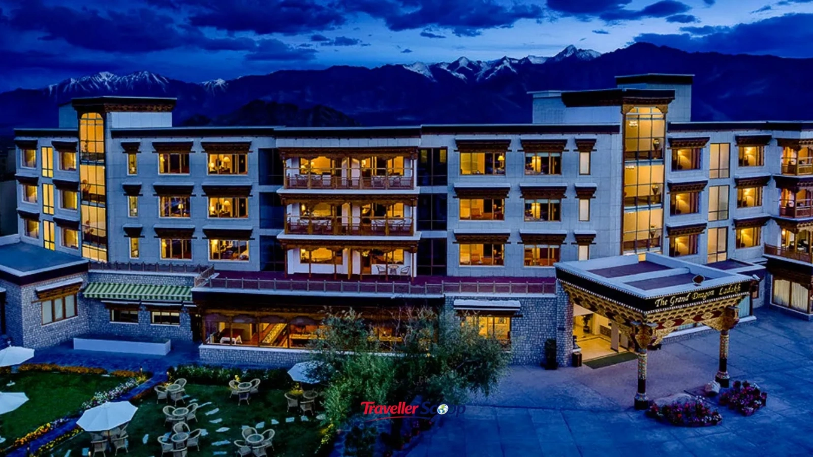 Grand Dragon Ladakh luxury hotel exterior