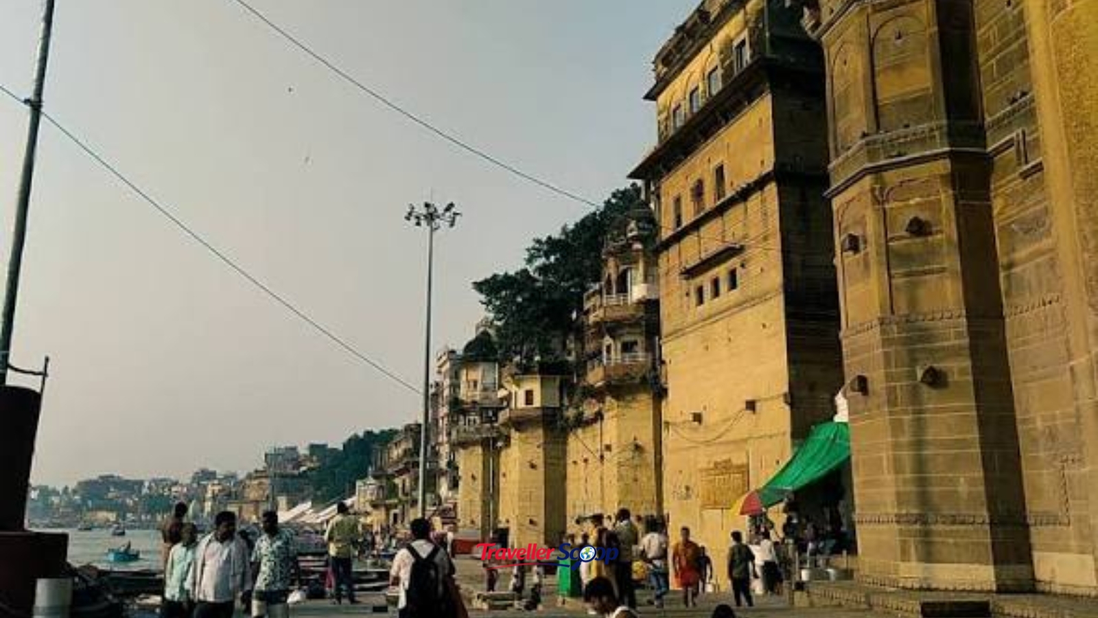 narrow lanes of Varanasi’s old city near the ghats narrow lanes of Varanasi's old city near the ghats