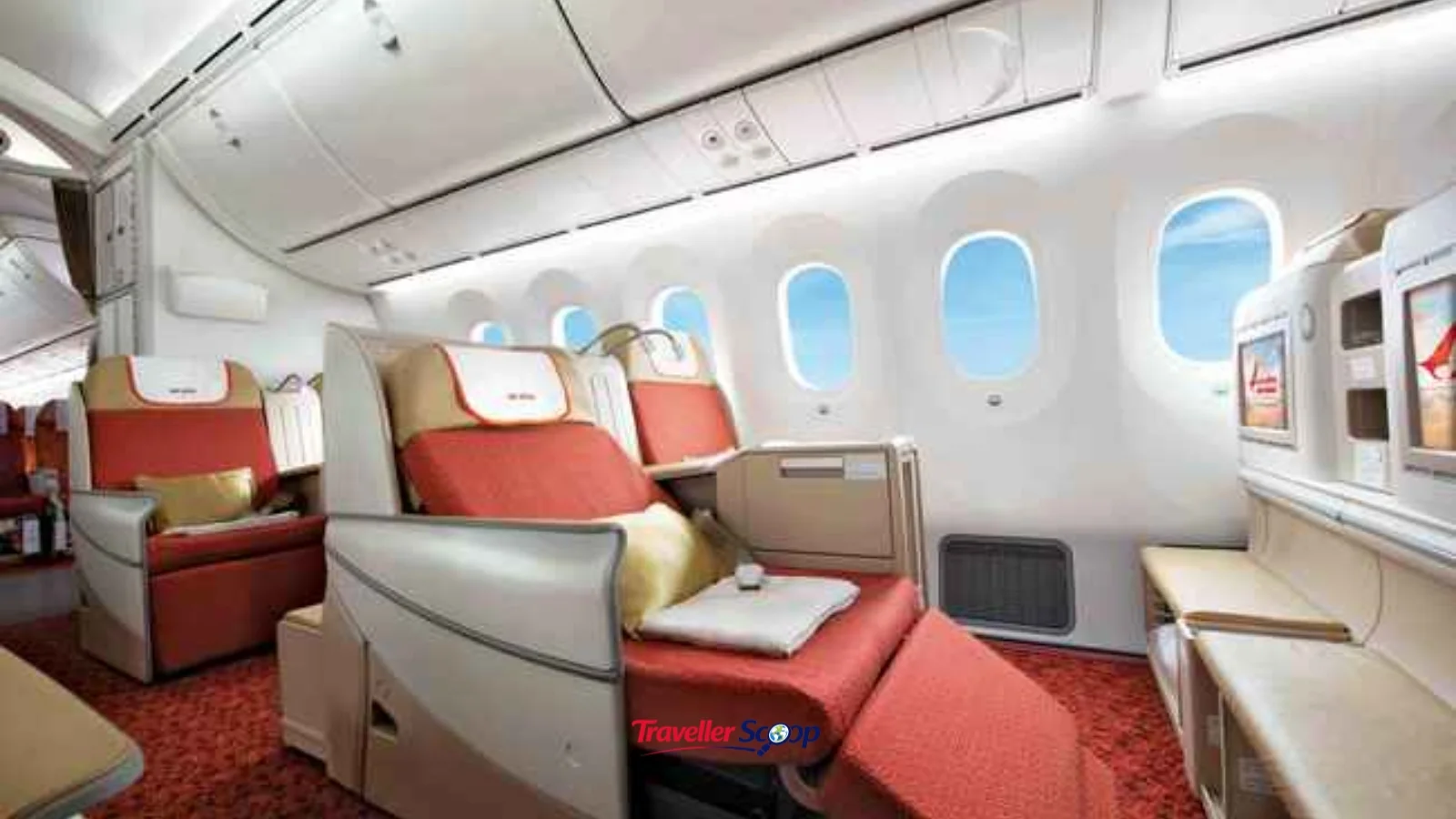 Business class flight route from Delhi to Rome Italy