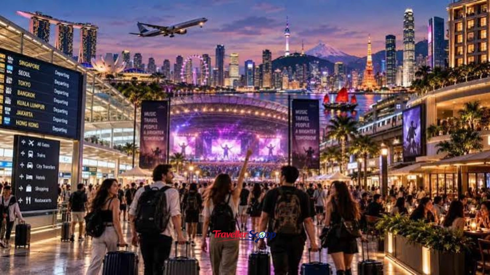 international concerts in Asia host cities Seoul Bangkok Singapore skyline international concerts in Asia host cities Seoul Bangkok Singapore skyline