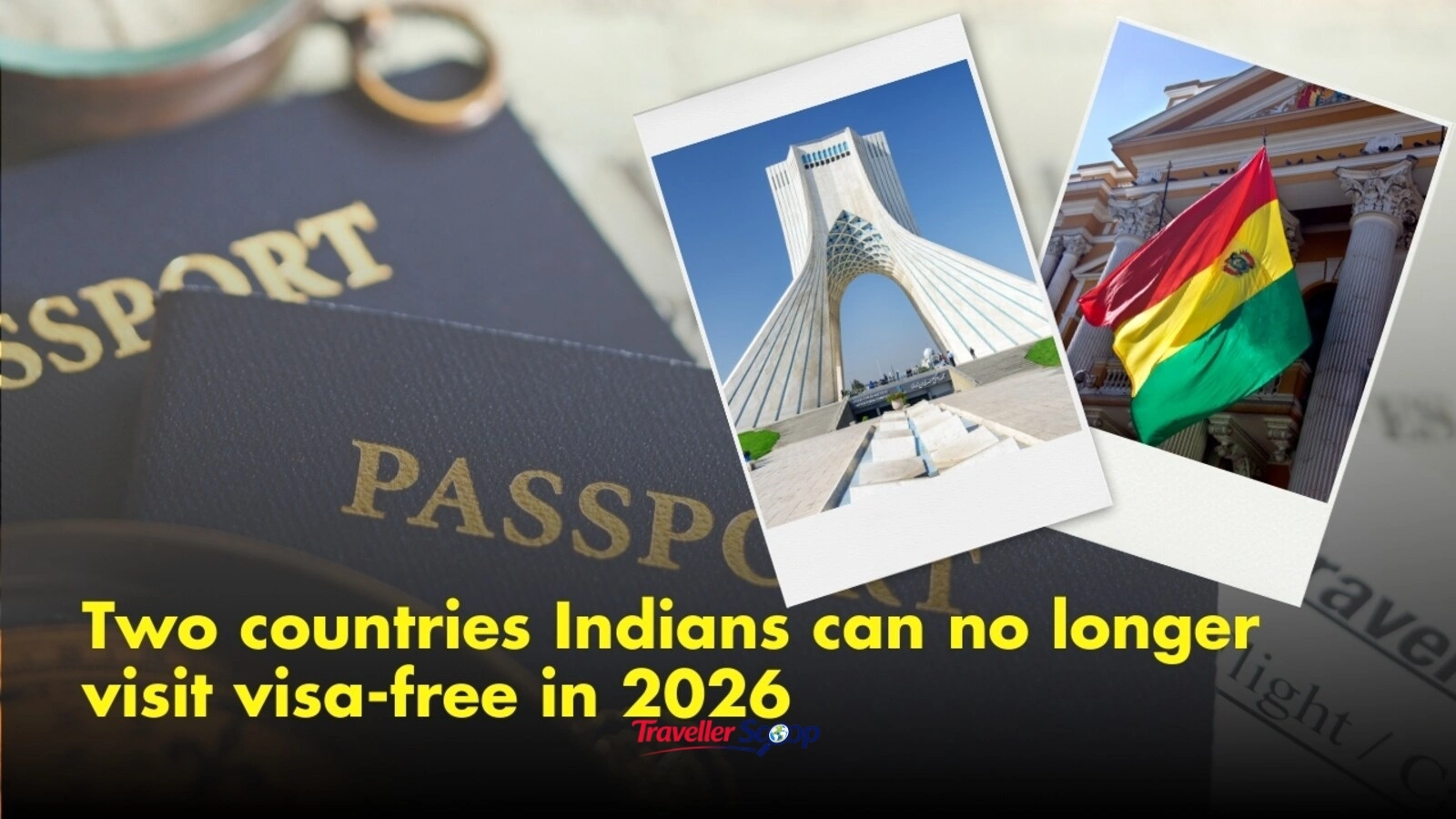 Indian passport with boarding passes representing countries Indians Indian passport with boarding passes representing countries Indians