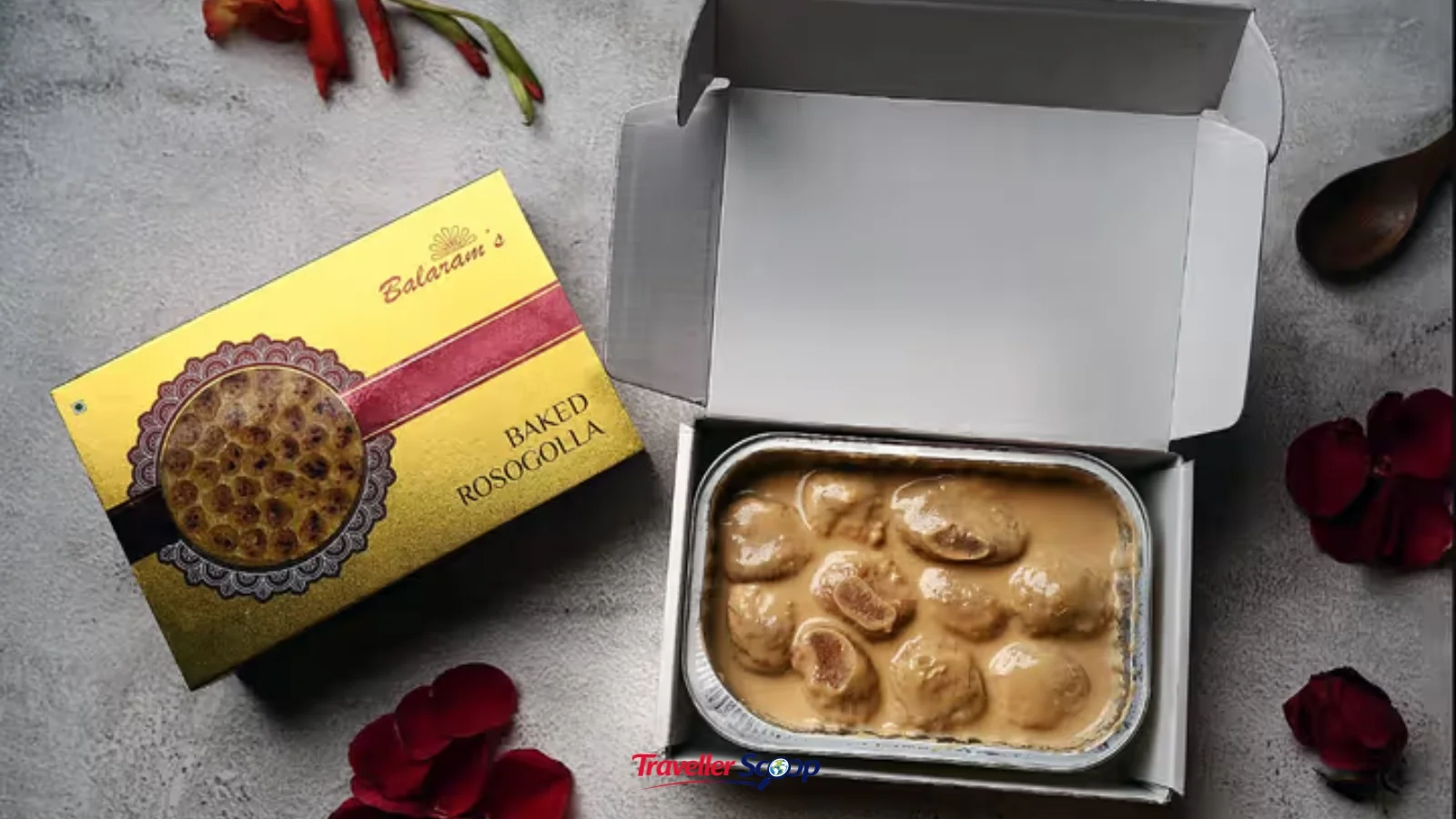 Baked rosogolla and Bengali sweets at Balaram Mullick Kolkata