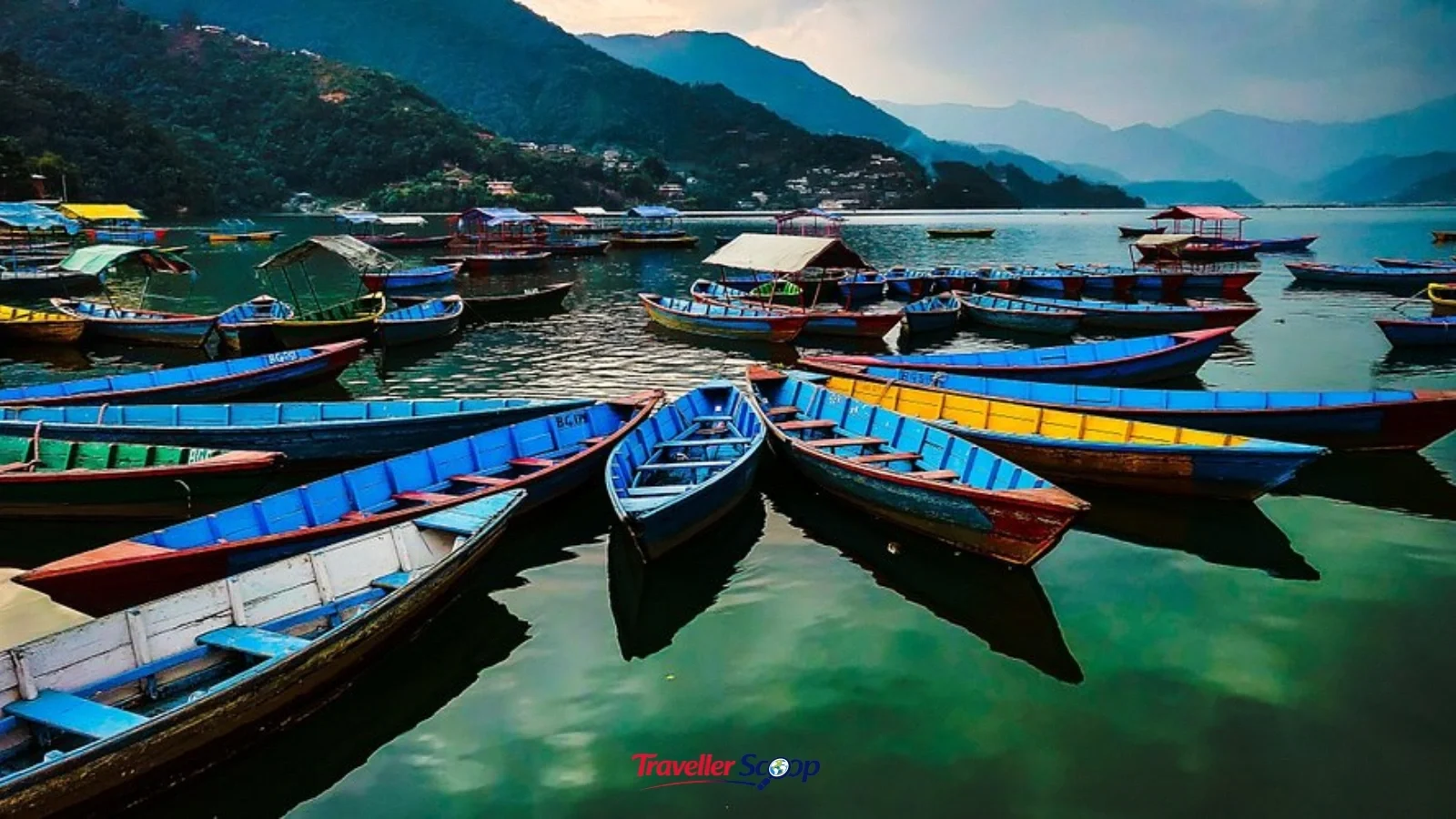Phewa Lake Pokhara with Annapurna reflection