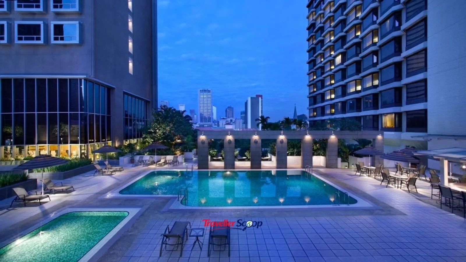 Carlton Hotel Singapore outdoor pool affordable luxury hotel Singapore city center